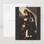 Saint Anthony der Abt Postkarte (Vorne/Hinten)