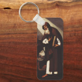 Saint Anthony der Abt Schlüsselanhänger (Vorderseite)
