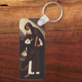 Saint Anthony der Abt Schlüsselanhänger (Rückseite)