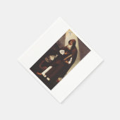 Saint Anthony der Abt Serviette (Ecke)