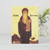 Saint Anthony, der Große Einladung (Stehend Vorderseite)