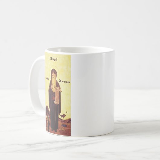 Saint Anthony, der Große Kaffeetasse (Vorderseite Links)