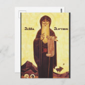 Saint Anthony, der Große Postkarte (Vorne/Hinten)