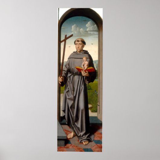 Saint Anthony - Gerard David Fine Art Poster (Vorne)