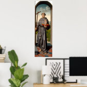 Saint Anthony - Gerard David Fine Art Poster (Heimbüro)