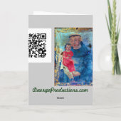 Saint Anthony Greeting Card with Prayer Karte (Rückseite)