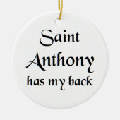 saint anthony keramik ornament (Vorne)