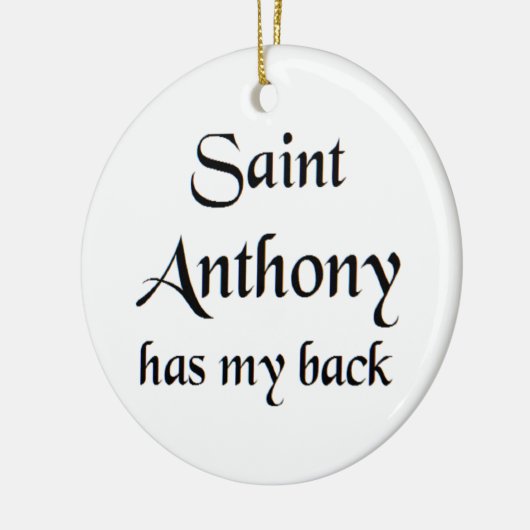 saint anthony keramik ornament (Links)