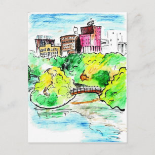 Saint Anthony Main, Minneapolis, MN Postkarte