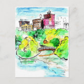 Saint Anthony Main, Minneapolis, MN Postkarte (Vorderseite)