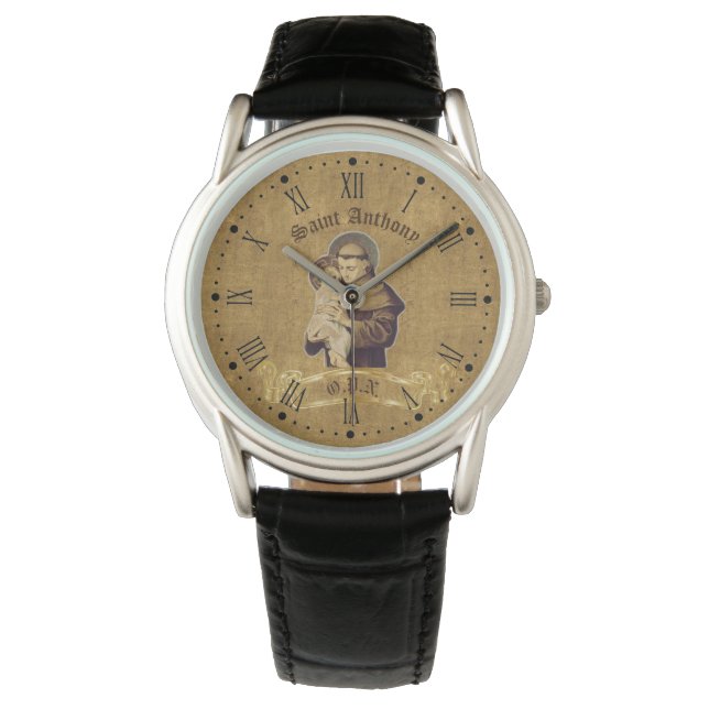Saint Anthony Men Watch Armbanduhr (Vorderseite)