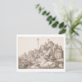 Saint Anthony Reading (Albrecht Durer 1519) Postkarte (Stehend Vorderseite)