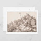 Saint Anthony Reading (Albrecht Durer 1519) Postkarte (Vorne/Hinten)