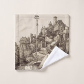 Saint Anthony Reading von Albrecht Durer Badhandtuch Set (Waschlappen)