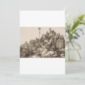 Saint Anthony Reading von Albrecht Durer Dankeskarte (Stehend Vorderseite)