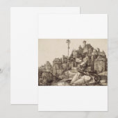 Saint Anthony Reading von Albrecht Durer Dankeskarte (Vorne/Hinten)