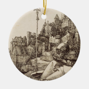 Saint Anthony Reading von Albrecht Durer Keramik Ornament