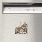 Saint Anthony Reading von Albrecht Durer Magnet (In Situ (Geschirrspüler))