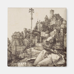 Saint Anthony Reading von Albrecht Durer Magnet