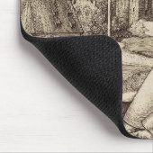 Saint Anthony Reading von Albrecht Durer Mousepad (Ecke)
