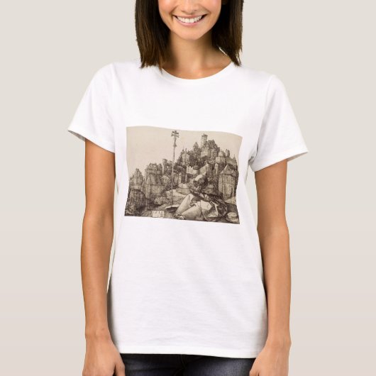 Saint Anthony Reading von Albrecht Durer T-Shirt (Vorderseite)