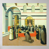 Saint Anthony - Sano di Pietro Kunstgewerbe Poster (Vorne)