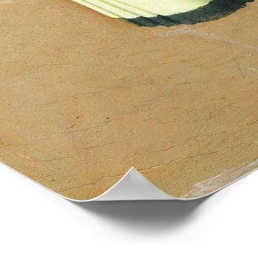 Saint Anthony - Sano di Pietro Kunstgewerbe Poster (Ecke)