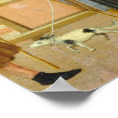 Saint Anthony - Sano di Pietro Kunstgewerbe Poster (Ecke)