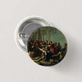 Saint Anthony von Padua von Willem van Herp Button (Vorne & Hinten)