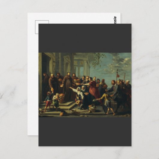 Saint Anthony von Padua von Willem van Herp Postkarte (Vorne/Hinten)