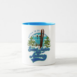Saint Anton am Arlberg Österreich SkilogoLogo Zweifarbige Tasse