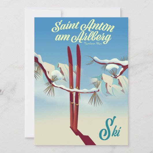 Saint Anton am Arlberg, Tiroler Alpen, Österreich  (Vorderseite)