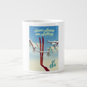 Saint Anton am Arlberg, Tiroler Alpen, Österreich Jumbo-Tasse