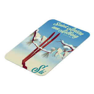 Saint Anton am Arlberg, Tiroler Alpen, Österreich Magnet