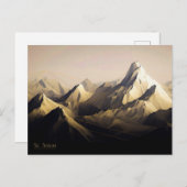 Saint Anton Dusk Postkarte (Vorne/Hinten)