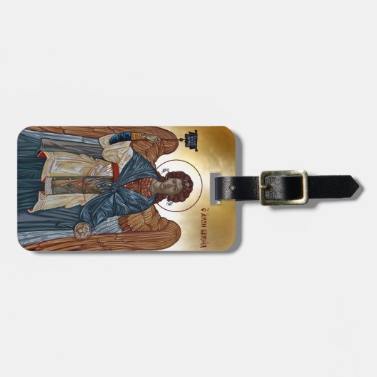 Saint Archangel Gabriel Gepäckanhänger (Vorderseite horizontal)