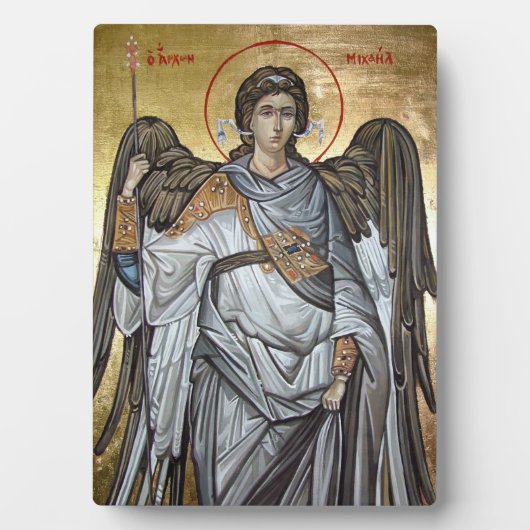 Saint Archangel Michael Fotoplatte (Vorderseite)