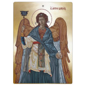 Saint Archangels Michael und Gabriel Klemmbrett (Rückseite)