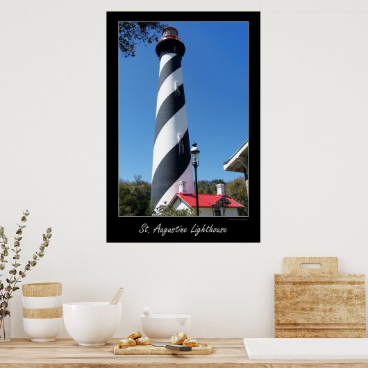 Saint Augustin Florida Lighthouse Poster (Küche)