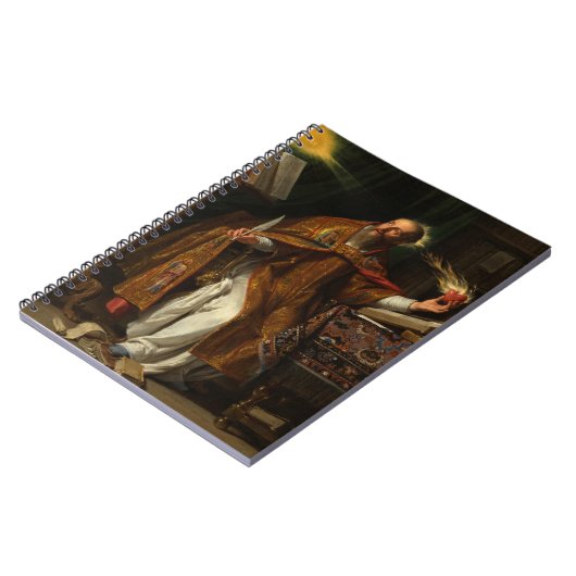 Saint Augustine, 1645 von Philippe de Champaigne Notizblock (Linke Seite)