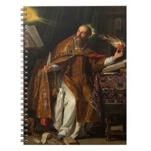 Saint Augustine, 1645 von Philippe de Champaigne Notizblock