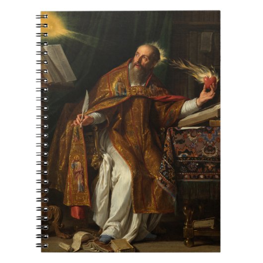 Saint Augustine, 1645 von Philippe de Champaigne Notizblock (Vorderseite)