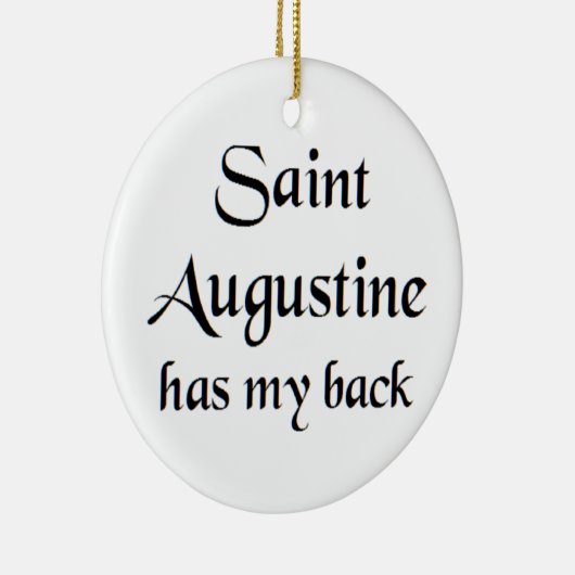 saint augustine coffee mug keramik ornament (Rechts)