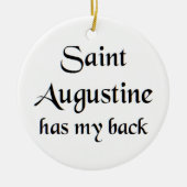 saint augustine coffee mug keramik ornament (Vorne)