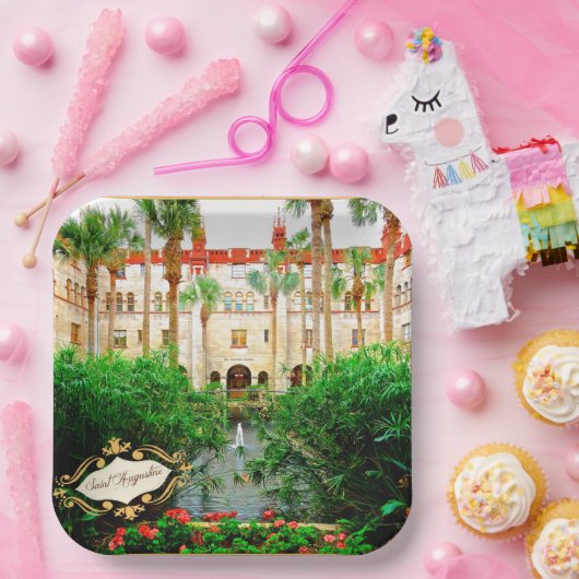 Saint Augustine Florida Lightner Museum & Garden Pappteller (Party)