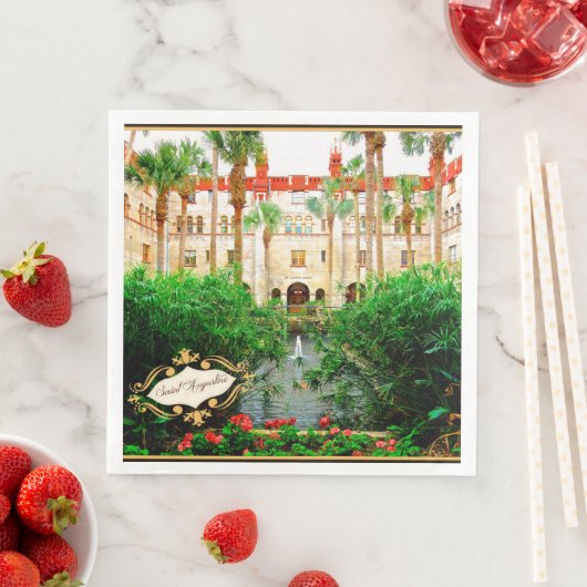 Saint Augustine Florida Lightner Museum & Garden Serviette (Beispiel)