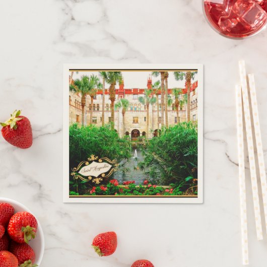 Saint Augustine Florida Lightner Museum & Garden Serviette (Beispiel)