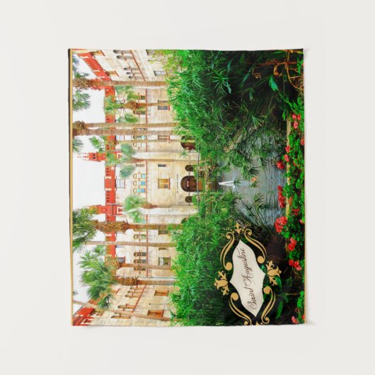 Saint Augustine Florida Lightner Museum & Garden Wandteppich (Vorderseite)