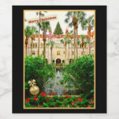 Saint Augustine Florida Lightner Museum & Garden Weinetikett (Einzelnes Label)