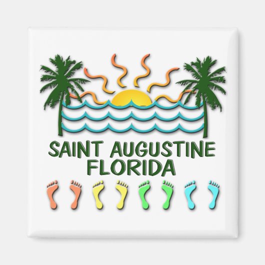 Saint Augustine Florida Magnet (Vorne)